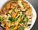 お一人様野菜たっぷりすっきりウインナー丼作り方14写真