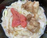 明太子と角煮の冷やしうどん　207作り方2写真