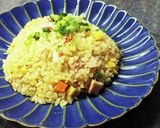 炊飯器で！フライパンいらず本格チャーハン作り方8写真