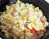 炊飯器で！フライパンいらず本格チャーハン作り方7写真