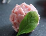 ブーケサラダ♪ゆで卵とハムであじさい♪作り方6写真