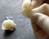 ブーケサラダ♪ゆで卵とハムであじさい♪作り方8写真