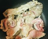 おつまみ●豚こまぎれ肉の塩バター焼き作り方1写真