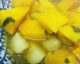 カボチャと新ジャガ(小)のあまから煮作り方3写真