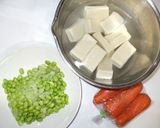 高野豆腐の炒り豆腐♪簡単作り方1写真