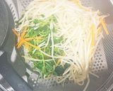 もやしと人参と豆苗とワカメのナムル作り方5写真