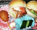 ミニバーガー　弁当用　サンドウィッチ作り方4写真