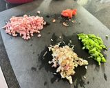 ミョウガ香るたらこチャーハン作り方2写真