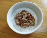 ミルクご飯の納豆がけ作り方4写真