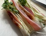 簡単☆おかず！ハムチーズのちくわマヨ焼き作り方2写真