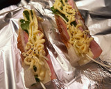 簡単☆おかず！ハムチーズのちくわマヨ焼き作り方3写真