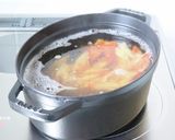 旨味たっぷり【カニカマと卵のお味噌汁】作り方2写真