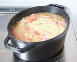 旨味たっぷり【カニカマと卵のお味噌汁】作り方4写真