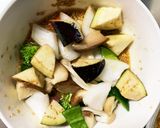 根菜茄子コク旨オイレモン味温野菜サラダ作り方15写真