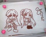 キウイ バースデー キャラチョコケーキ作り方2写真