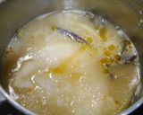簡単！ナスのみぞれ汁　ゴマ風味作り方4写真