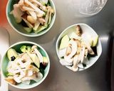 肉無チクワさっぱり洋風親子丼味野菜炒め作り方10写真