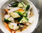 肉無チクワさっぱり洋風親子丼味野菜炒め作り方12写真