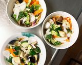 肉無チクワさっぱり洋風親子丼味野菜炒め作り方13写真