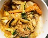 肉無チクワさっぱり洋風親子丼味野菜炒め作り方18写真