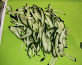 竹輪茗荷キュウリのわさび醤油マヨ和え作り方1写真
