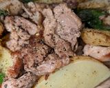 九条ねぎ香る豚じゃがバター炒め 簡単減塩作り方5写真