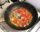 鯖とフレッシュトマトのオイルパスタ作り方10写真
