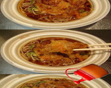 美味ドレとプルコギのたれでかき揚げ蕎麦！作り方2写真