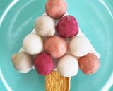 アイスの実で作るクリスマスツリーケーキ作り方5写真