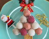 アイスの実で作るクリスマスツリーケーキ作り方6写真