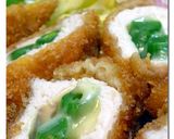 鶏胸肉♪豆チーズ巻き♪フライ作り方6写真
