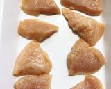 ☆簡単☆鶏むね肉で海苔巻きチキン作り方1写真