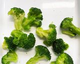 鶏むね肉と冷凍ブロッコリーのゴマ和え作り方1写真
