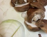 キャベツと椎茸のプロバンス風炒め作り方1写真