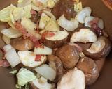 キャベツと椎茸のプロバンス風炒め作り方4写真
