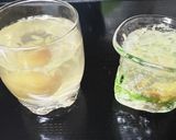 梅酒のカクテル　カボス＋はちみつ作り方2写真