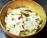5分で完成！かぶとお茶漬けの素サラダ作り方5写真