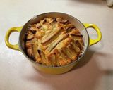 お鍋でバナナケーキ レンチンりんご入り作り方6写真