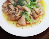 簡単☆鶏皮の酒蒸し焼き作り方3写真