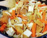 厚揚げのしょうゆ麹炒め。作り方5写真