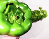 簡単に種を取ってピーマン輪切りにしましょ作り方3写真
