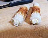 おつまみ！お弁当に♪チーちくの卵巻き☆作り方1写真