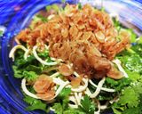 豆腐干絲とアキアミとパクチーサラダ作り方5写真