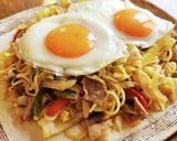 市販蒸し麺で。アジア風焼きそば。作り方10写真