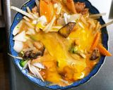 お一人様野菜たっぷりさっぱり洋風親子丼風作り方15写真