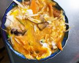 お一人様野菜たっぷりさっぱり洋風親子丼風作り方16写真