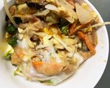 お一人様野菜たっぷりレモン風味梅親子丼風作り方20写真