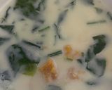 かぼちゃとほうれん草のスープ作り方6写真