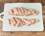 ☆簡単☆鶏むね肉のマヨチーズパン粉揚げ作り方1写真