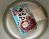 胡麻豆腐ぜんざい作り方2写真